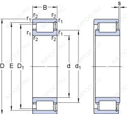Подшипник NCF 2332 ECJB/PEX