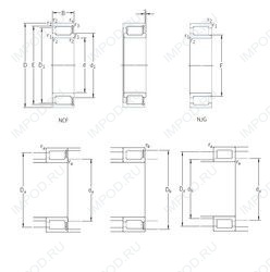 Подшипник NCF3018CV