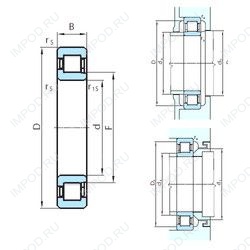 Подшипник NJ1888MA Подшипник NJ1888MA