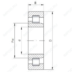 Подшипник NJ3352 Подшипник NJ3352