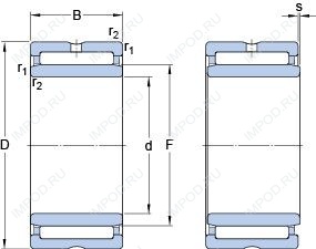 Подшипник NKI 100/40