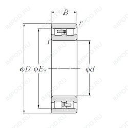 Подшипник NN4926 Подшипник NN4926