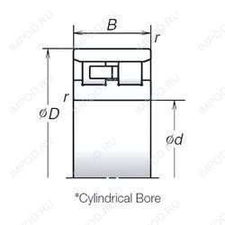 Подшипник NN4932MB