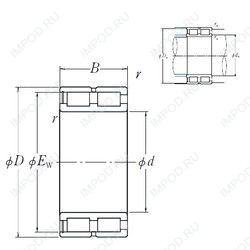 Подшипник NNCF4852V