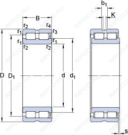 Подшипник NNCF 5018 CV Подшипник NNCF 5018 CV