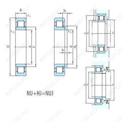 Подшипник NUJ1080