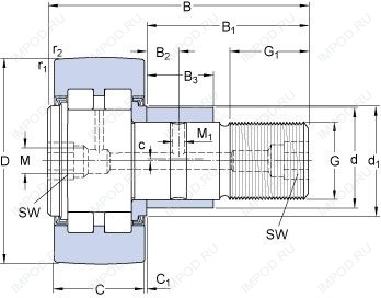 Подшипник PWKRE 72.2RS