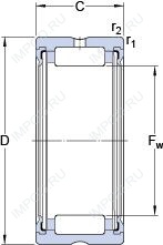 Подшипник RNA 4906.2RS
