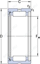 Подшипник RNA 4901 RS