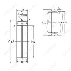 Подшипник RS-4888E4 Подшипник RS-4888E4