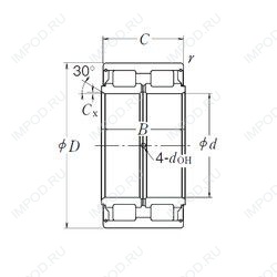 Подшипник RS-5072 Подшипник RS-5072