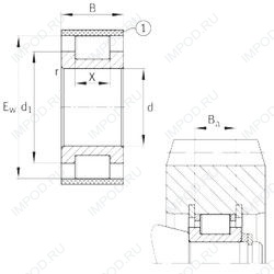 Подшипник RSL183040-A Подшипник RSL183040-A