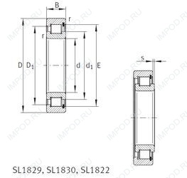 Подшипник SL181892-E