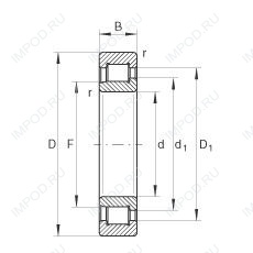 Подшипник SL192317 Подшипник SL192317