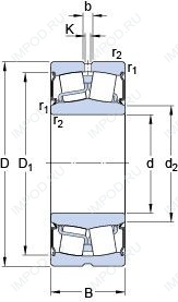 Подшипник BS2-2214-2RS/VT143