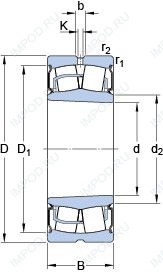 Подшипник BS2-2210-2RSK/VT143