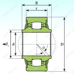 Подшипник GE 16 RB