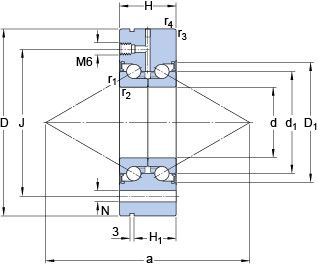 Подшипник BEAM 020068-2RZ/PE