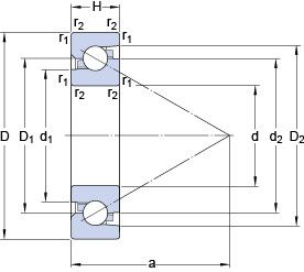 Подшипник BSD 4072 C