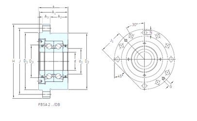 Подшипник BSDU 225 DD