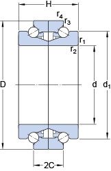 Подшипник BTW 55 CTN9/SP