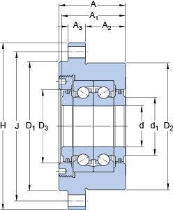 Подшипник FBSA 205/DF