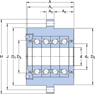 Подшипник FBSA 204/QBC