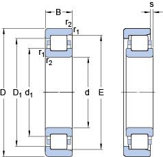 Подшипник NF 18/500 ECM