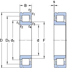 Подшипник NJ 2207 ECNJ Подшипник NJ 2207 ECNJ