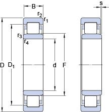 Подшипник NU 2338 ECML