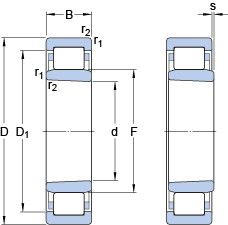 Подшипник NU 39/1060 ECKMA/HA1