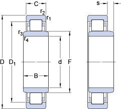 Подшипник NUB 213 ECJ