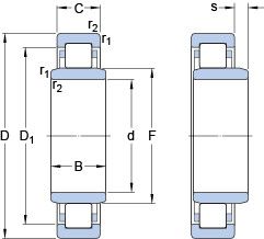 Подшипник NUB 248 MA
