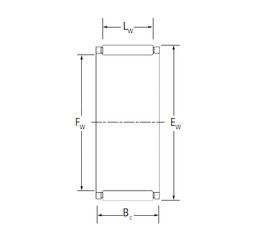 Подшипник K15X19X17SE