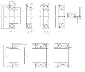 Подшипник S7019 CB/HCP4A