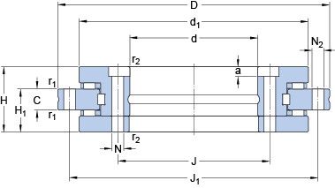 Подшипник NRT 650 A