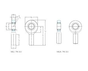 Подшипник SAL80TXE-2LS