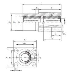 Подшипник KTFN 30 C-PP-AS