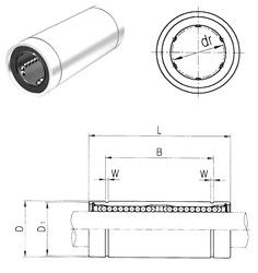 Подшипник LME12LUU