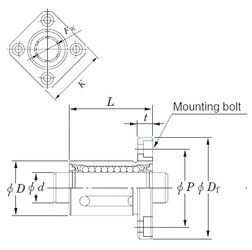 Подшипник SDMK80 Подшипник SDMK80