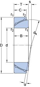 Подшипник GAC 40 F