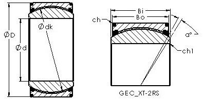 Подшипник GEC460XT-2RS Подшипник GEC460XT-2RS