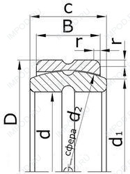 Подшипник ЕШС60К