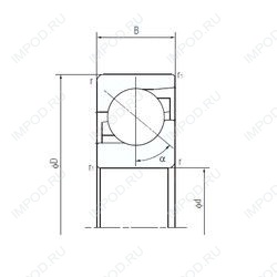 Подшипник 100TAF21 Подшипник 100TAF21