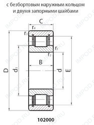 Подшипник 102304M