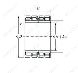 Подшипник 104FC74535