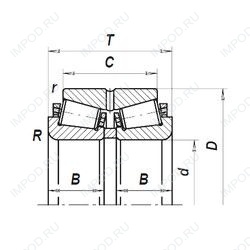 Подшипник 1097780КМ Подшипник 1097780КМ