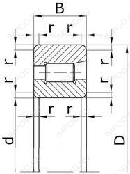 Подшипник 12409 КМ Подшипник 12409 КМ