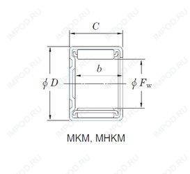 Подшипник 12MKM1610