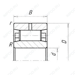 Подшипник 1327/890М